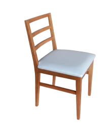 Cadeira Itália Estofada - Mel / Off White